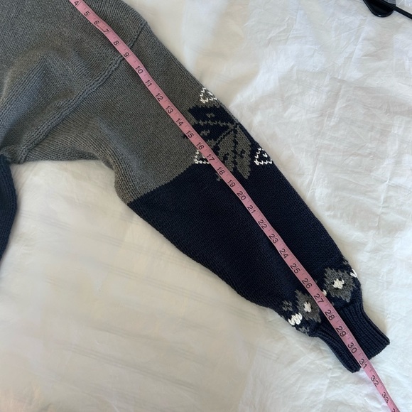 GAP Vintage Fair Isle Holiday Sweater Size L New Deadstock - Picture 9 of 11